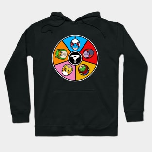 Gatchaman Battle of the Planets - Wheel Hoodie